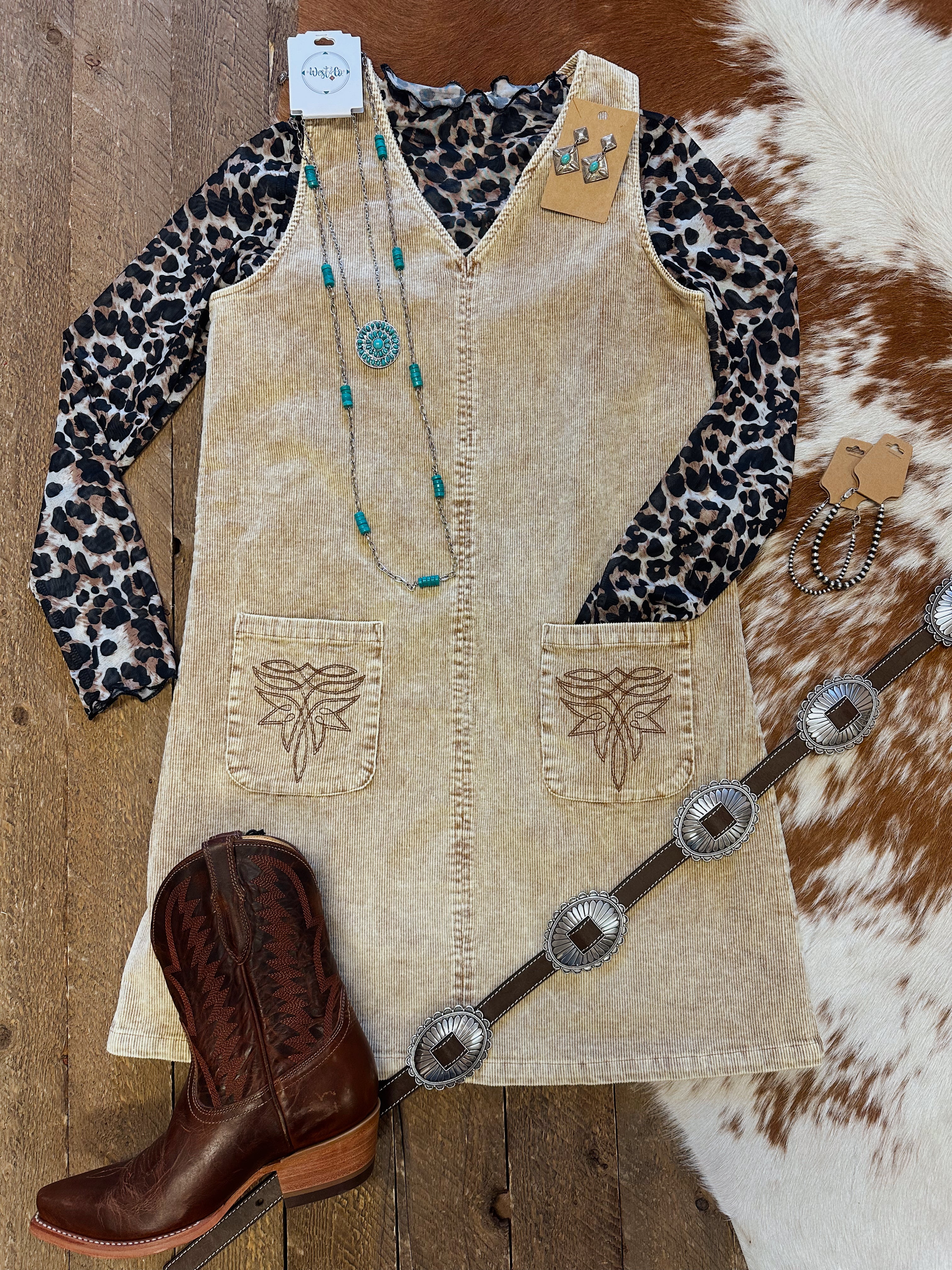 The Evie Corduroy Dress