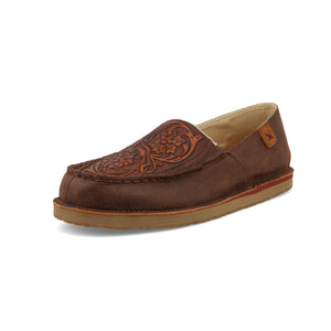 Slip-On Loafer - Chocolate Bomber & Tooled Brown