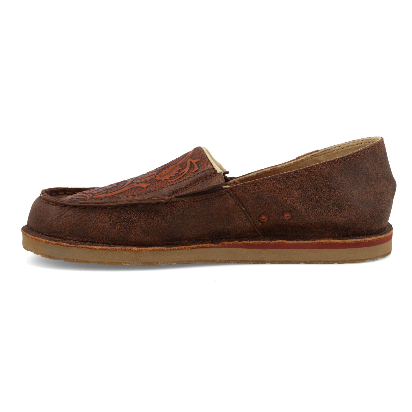 Slip-On Loafer - Chocolate Bomber & Tooled Brown