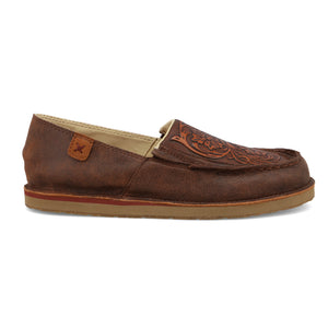 Slip-On Loafer - Chocolate Bomber & Tooled Brown