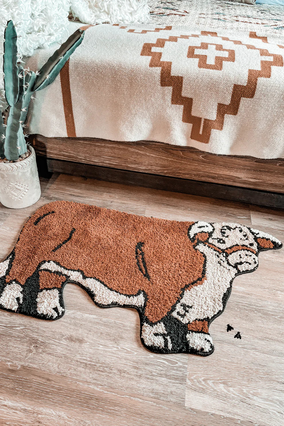 Hereford Cow Rug