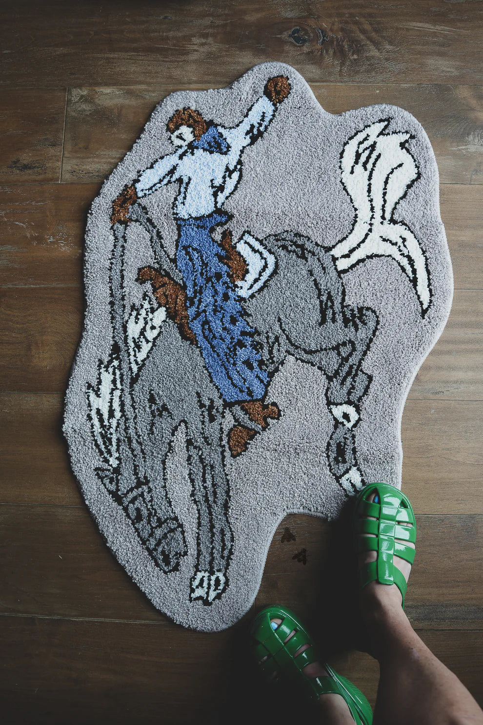 Rodeo Bronc Rug