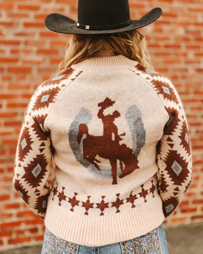 The Kickin Bronc Sweater