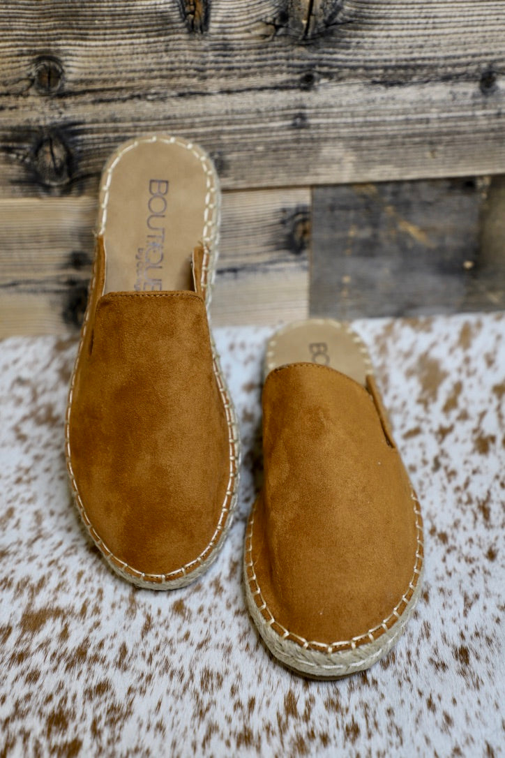 Brown Taffy Slip Ons