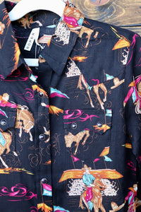 Roper-Girl's Retro Rodeo Shirt