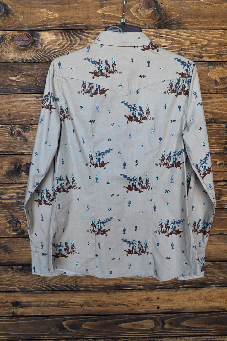 Roper-Women's Vintage Western Print Shirt