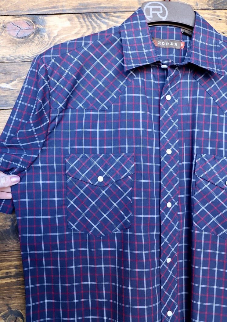 Roper-Men's Short Sleeve Button Down