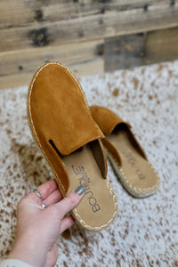 Brown Taffy Slip Ons