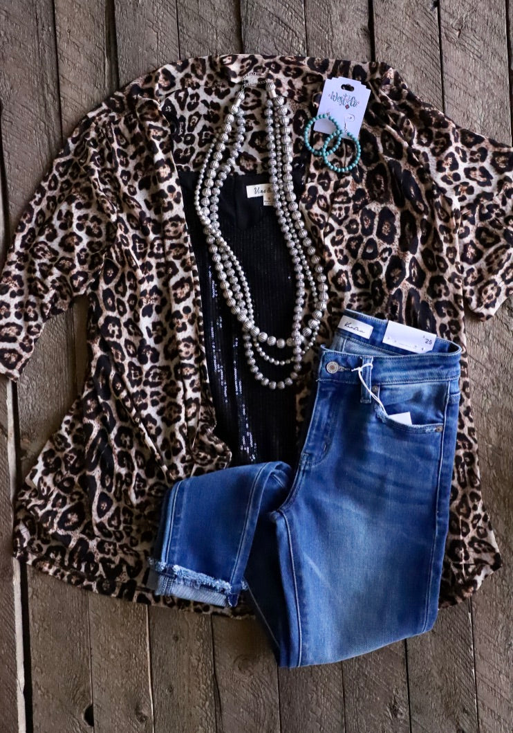 Black Sequin Tank Top