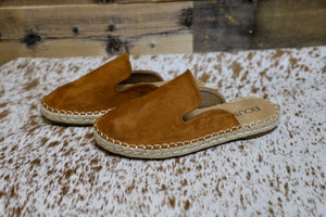 Brown Taffy Slip Ons