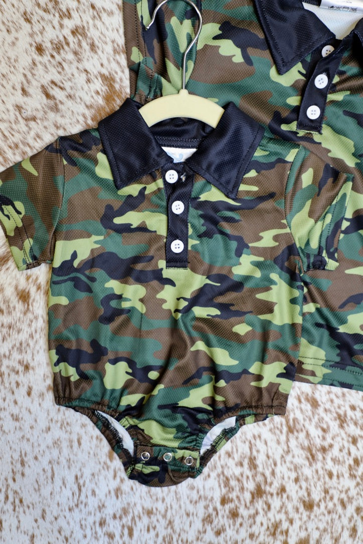 Camo Onesie- Infant Boys