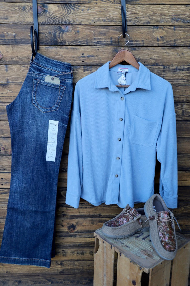 The Lauren Corduroy Shacket