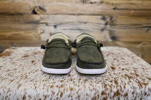 The Kayak in Olive Corduroy